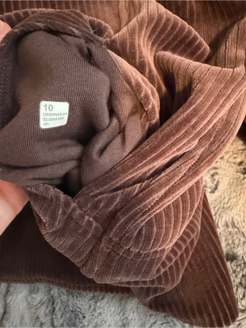 lululemon athletica Ribbed Corduroy Set in Brown - Picture 6 of 6
